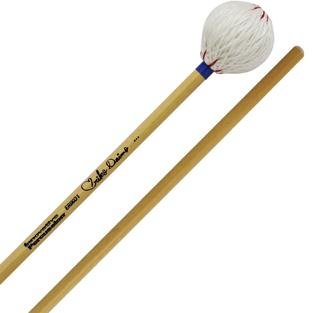 [ERIKO1] Innovative Percussion ERIKO1 Eriko Daimo Signature Ultra Bass Marimba Mallets w/ Rattan