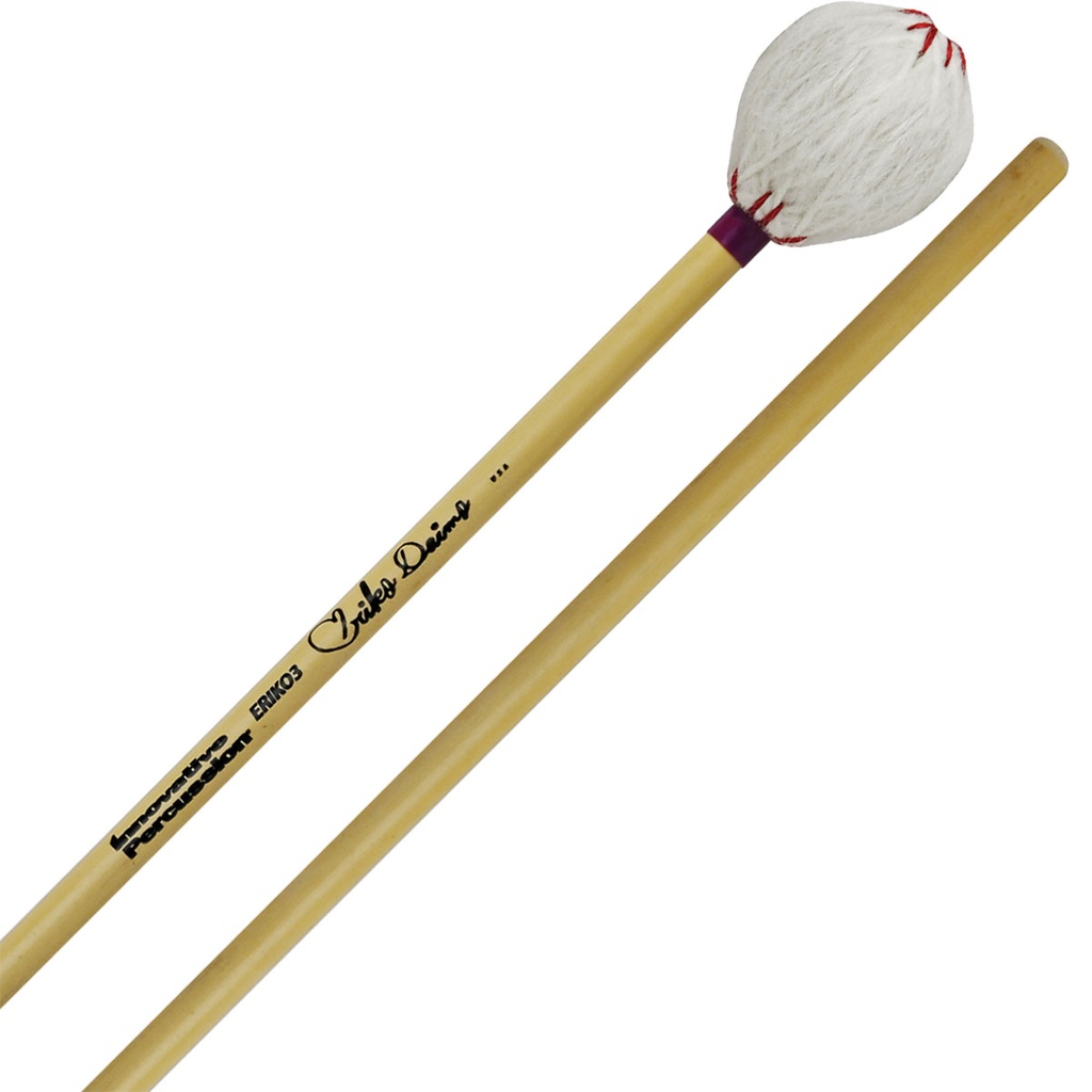 [ERIKO3] Innovative Percussion ERIKO3 Eriko Daimo Signature Medium Soft Marimba Mallets w/ Rattan