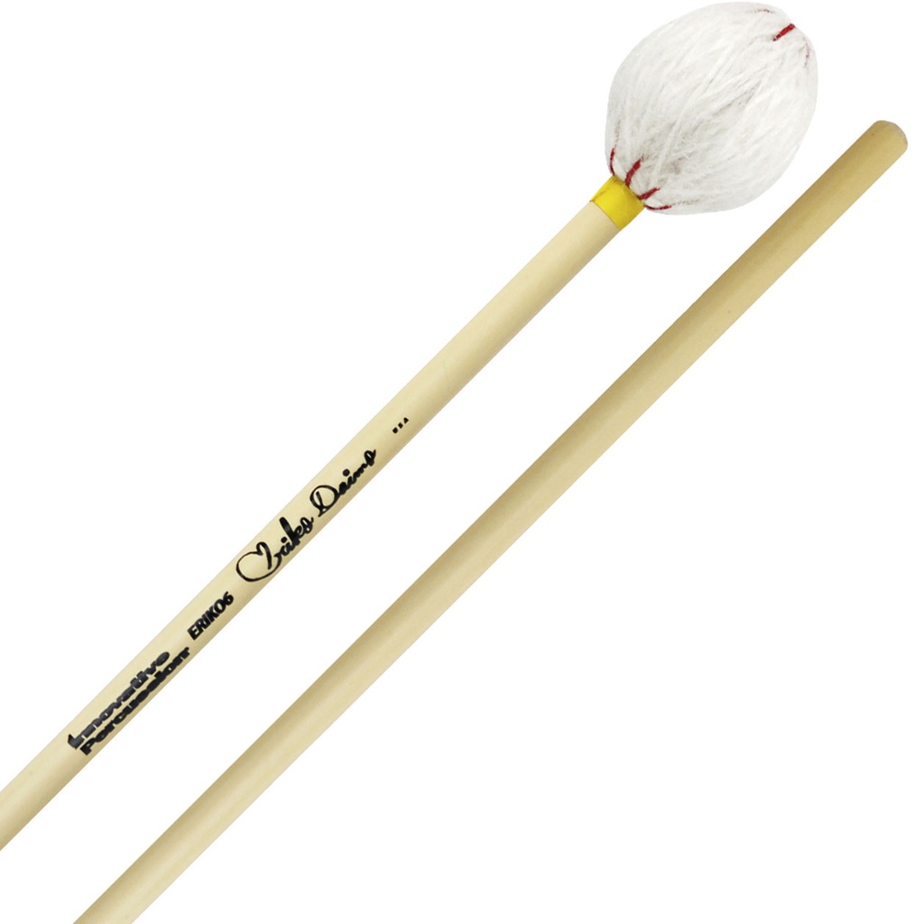 [ERIKO6] Innovative Percussion ERIKO6 Eriko Daimo Signature Hard Marimba Mallets w/ Rattan