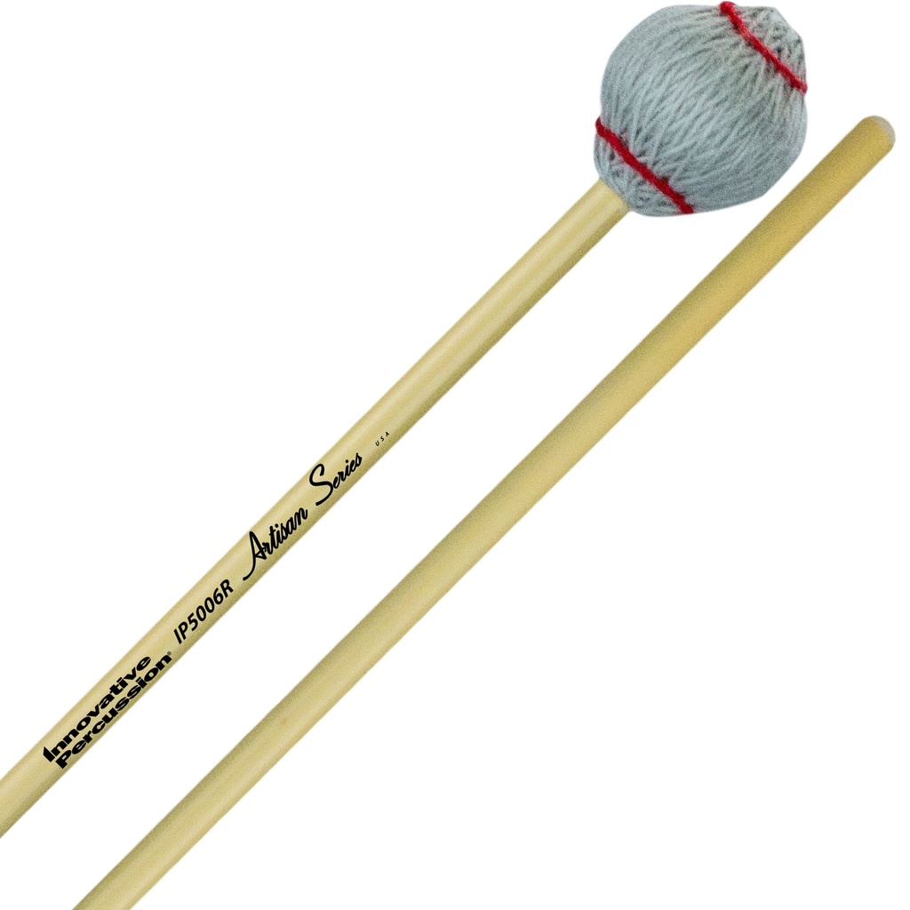 [IP5006R] Innovative Percussion IP5006R Artisan Series Very Hard Marimba Mallets w/ Rattan