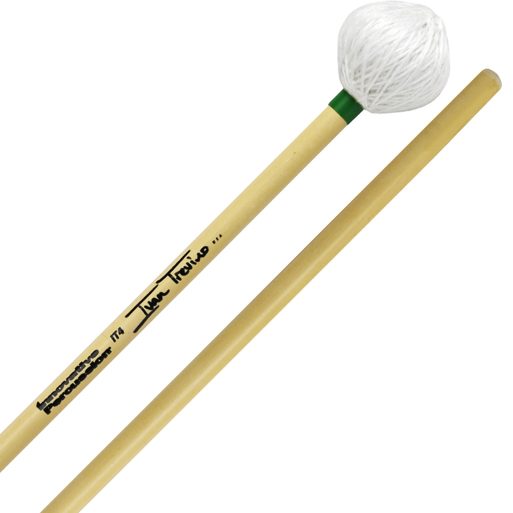 [IT4] Innovative Percussion IT4 Ivan Trevino Signature Medium Dark Marimba Mallets w/ Rattan