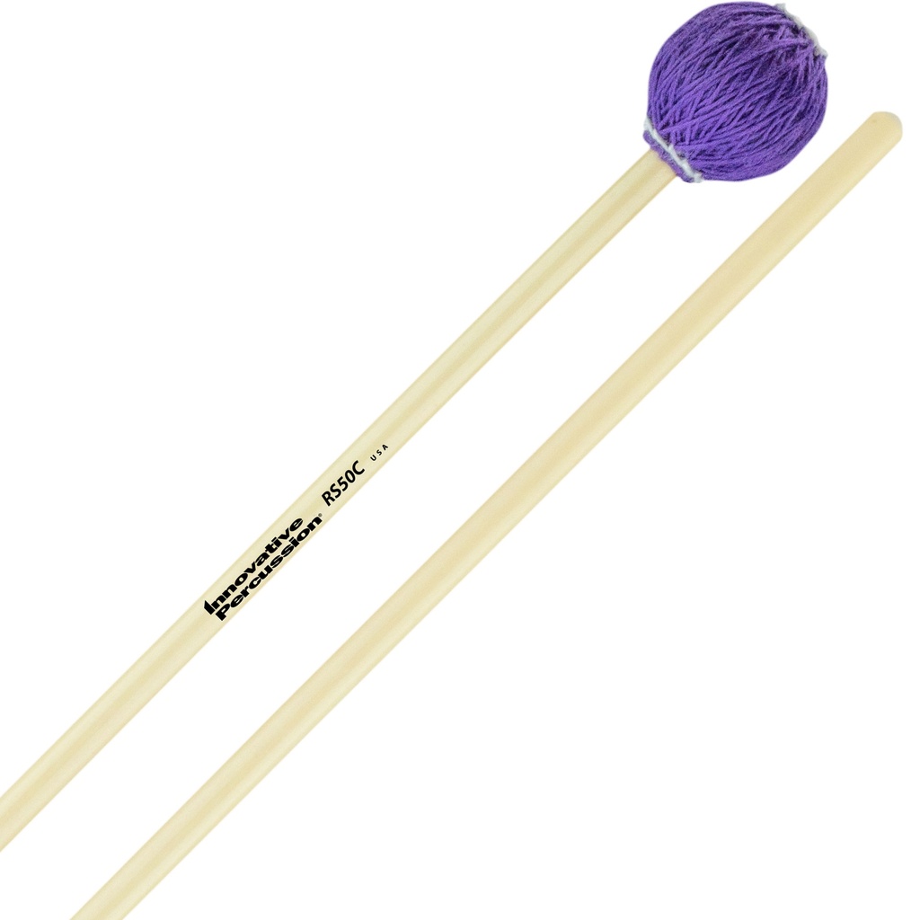 [RS50C] Innovative Percussion RS50C Rattan Series Very Hard Cord Vibraphone/Marimba Mallets