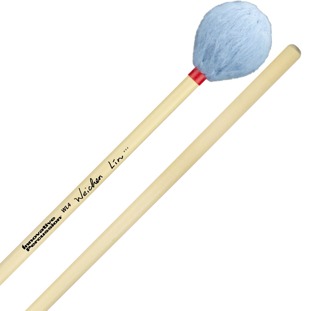 [WL4] Innovative Percussion WL4 Wei-Chen Lin Medium Marimba Mallets w/ Rattan