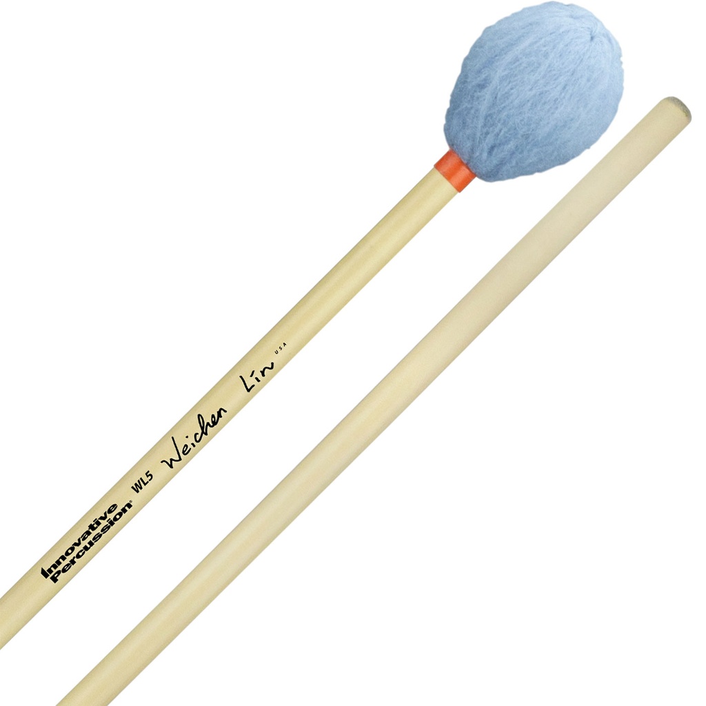 [WL5] Innovative Percussion WL5 Wei-Chen Lin Medium Hard Marimba Mallets w/ Rattan