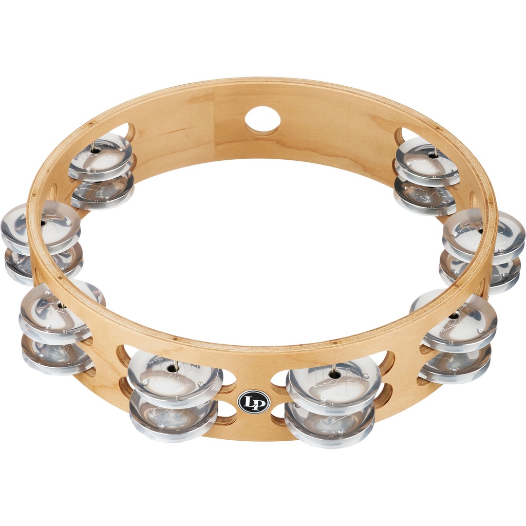 [LP380B-AL] LP 10" Pro Double-Row Aluminum Jingle Tambourine
