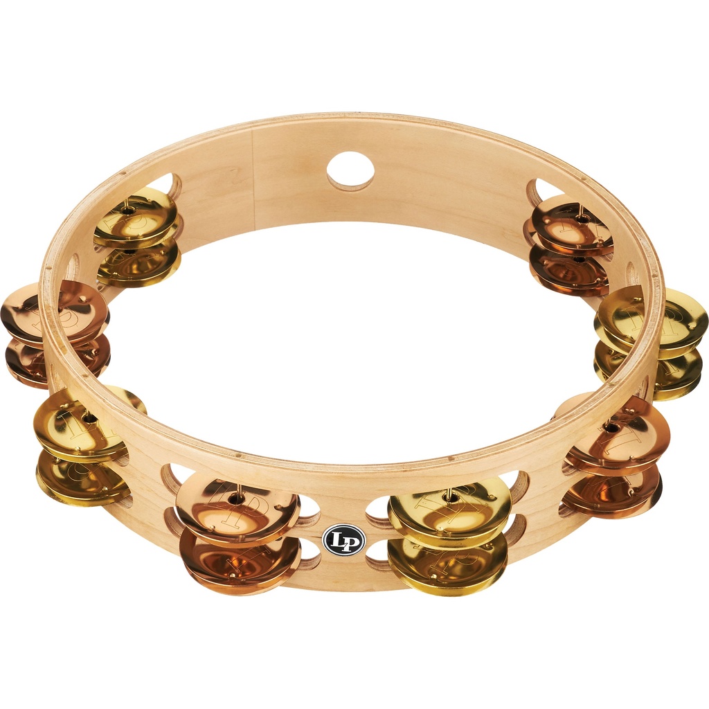[LP380B-BB] LP 10" Pro Double-Row Brass/Bronze Jingle Tambourine