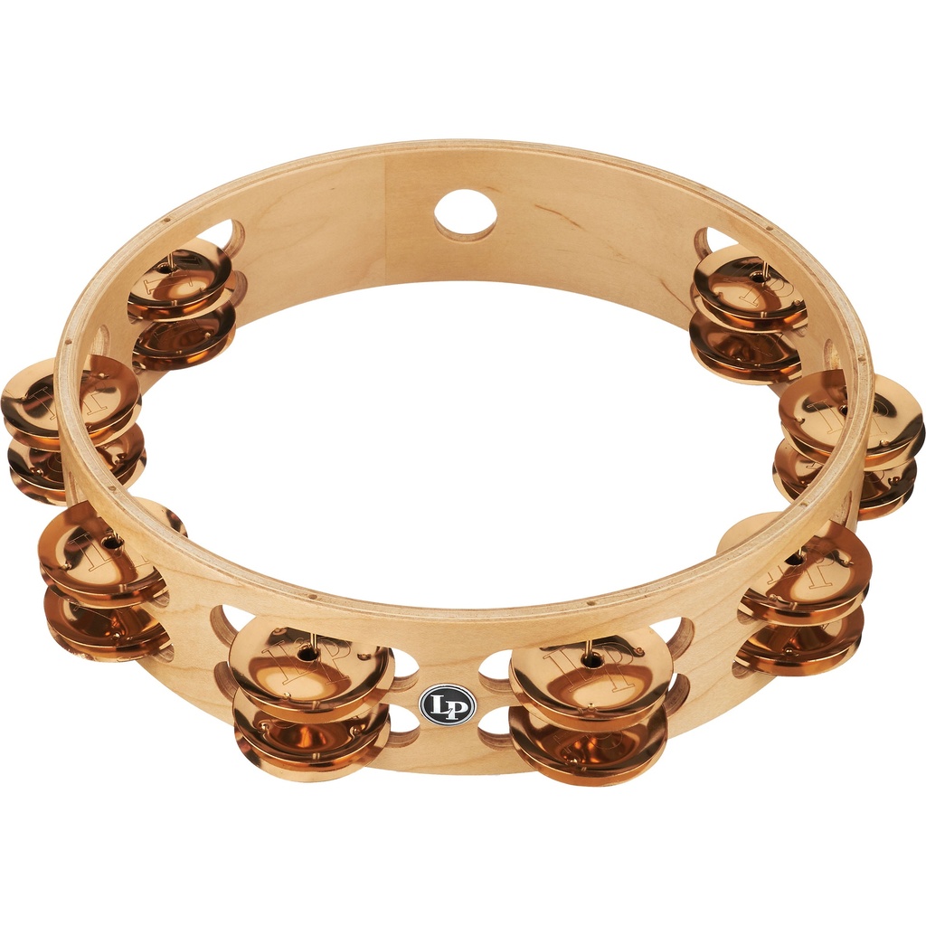 [LP380B-BZ] LP 10" Pro Double-Row Bronze Jingle Tambourine