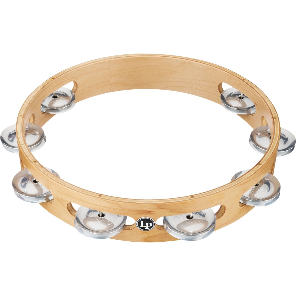 [LP380A-AL] LP 10" Pro Single-Row Aluminum Jingle Tambourine