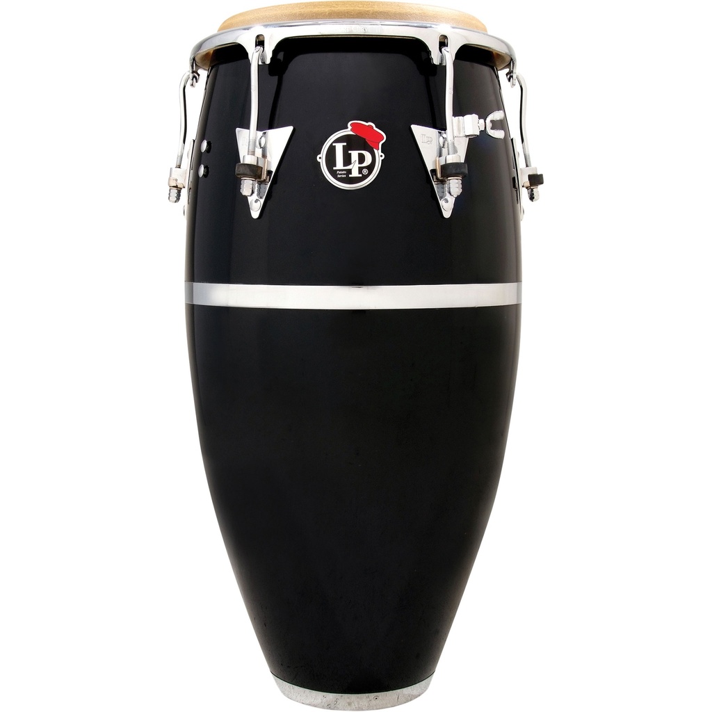 [LP559X-1BK] LP 11 3/4" Patato Signature Fiberglass Conga in Black