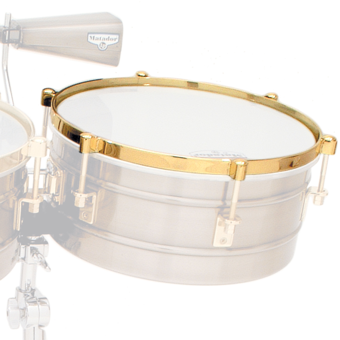 [LP2532] LP 14" Timbale Rim Gold LP257KP