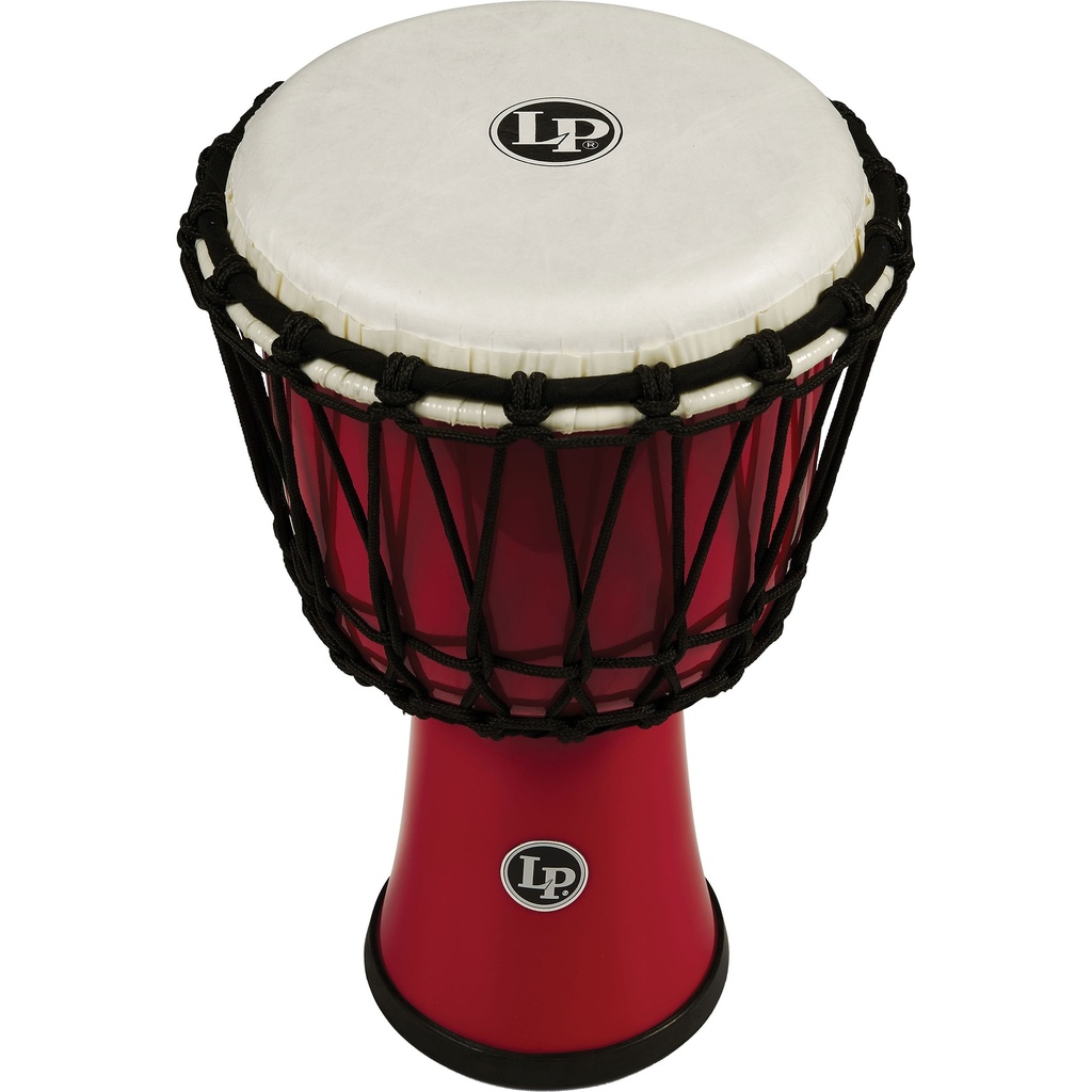 [LP1607RD] LP 7" Rope Tuned Circle Djembe in Red