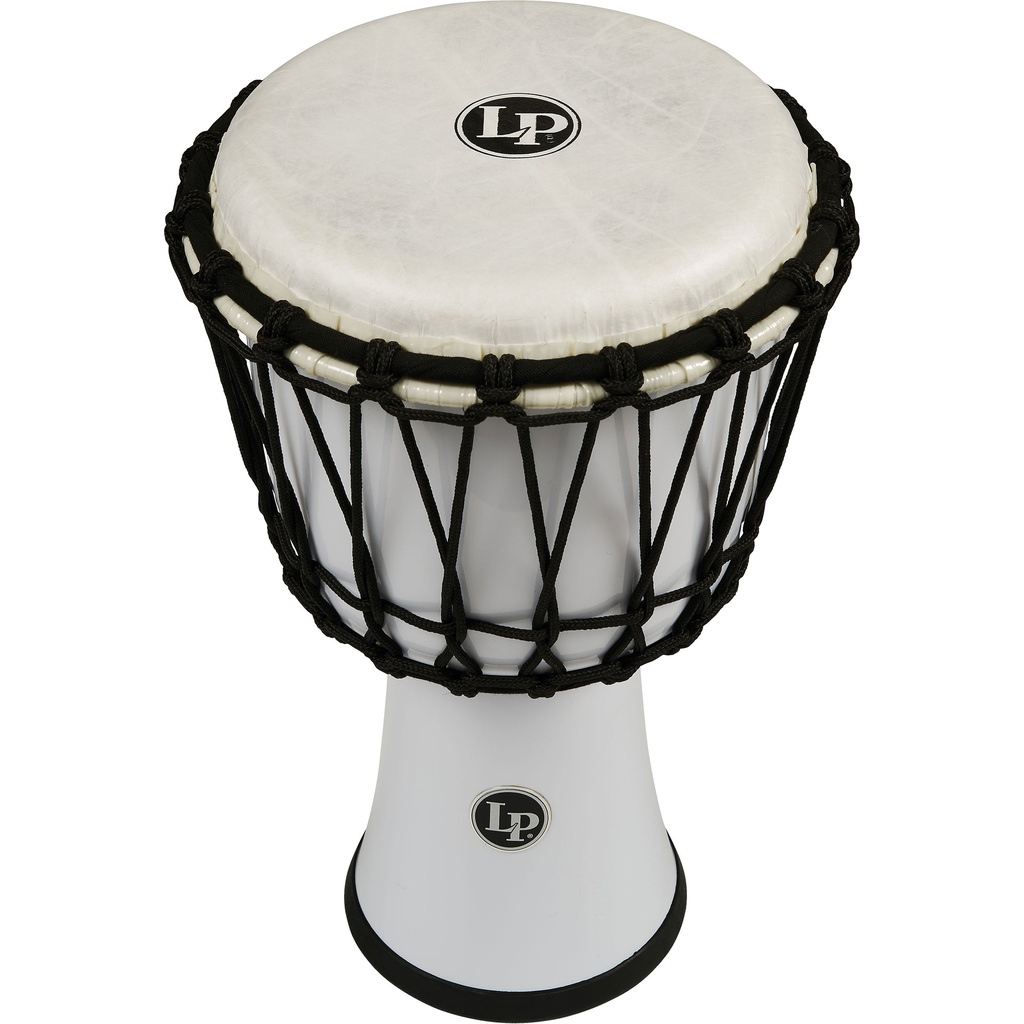 [LP1607WH] LP 7" Rope Tuned Circle Djembe in White
