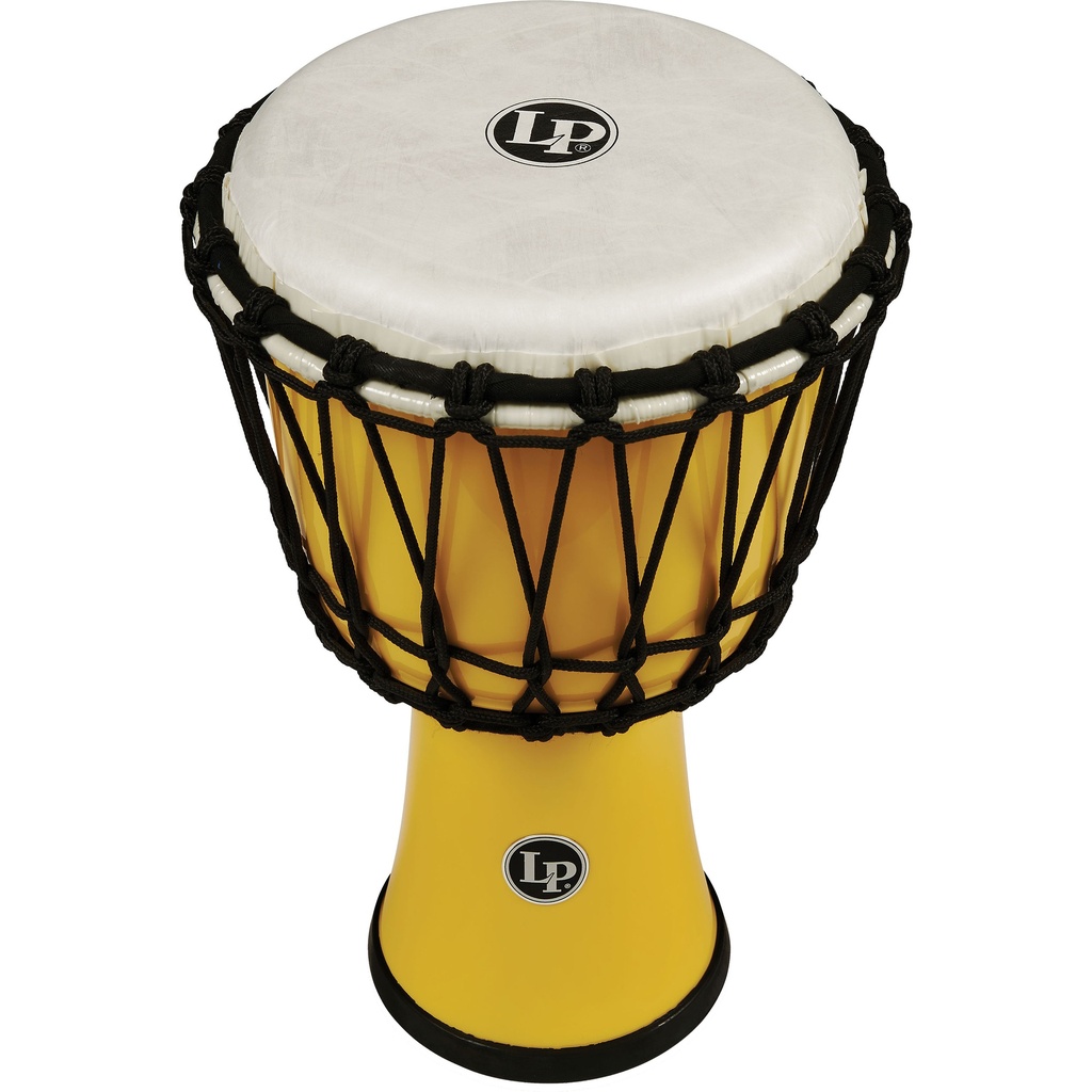 [LP1607YL] LP 7" Rope Tuned Circle Djembe in Yellow