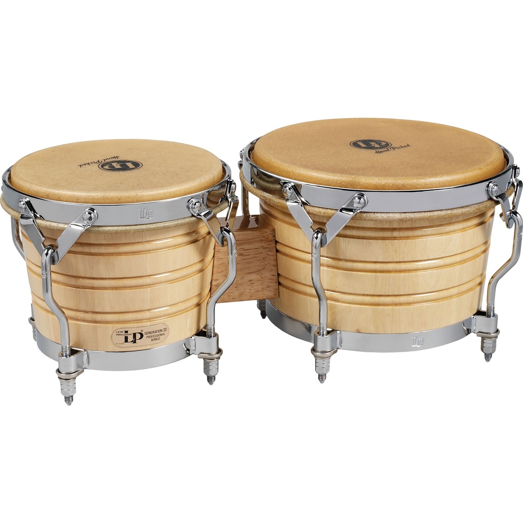 [LP201A-3] LP Bongos Generation III Wood Chrome