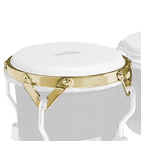 [M430B] LP Large Mat Traditional Bongo Rim Gold Tone