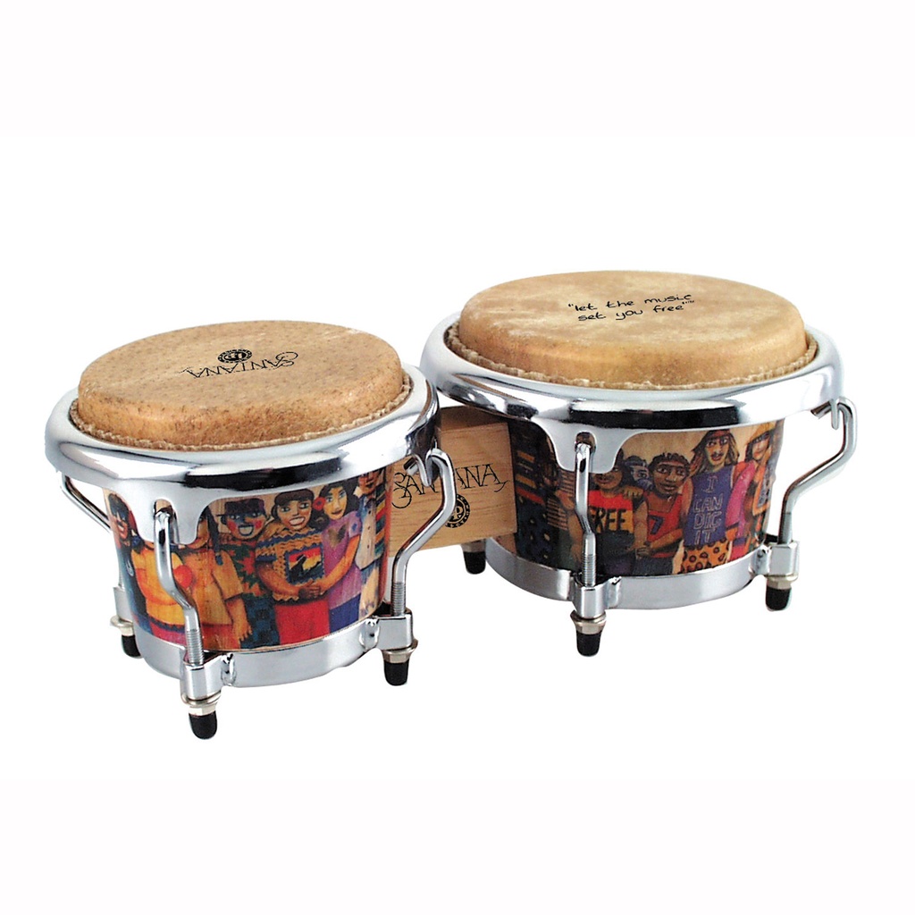 [LPM200-AW] LP Santana Mini Bongos Natural Finish