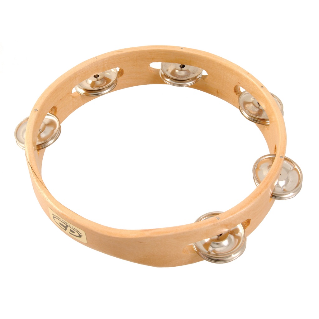 [CP389] LP Tambourine Headless Single Row 10"