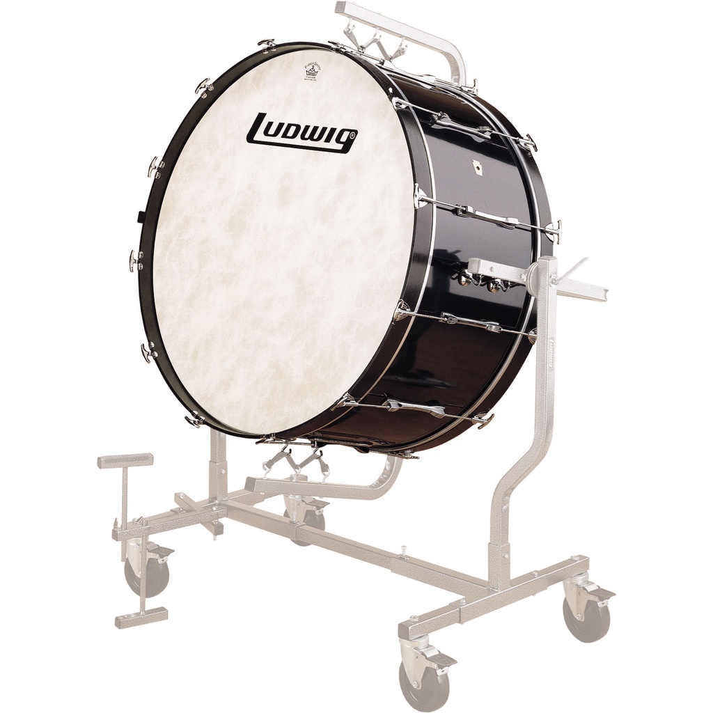 [LECB32XXG] Ludwig 16" x 32" Concert Bass Drum in Black Cortex (NO Stand)