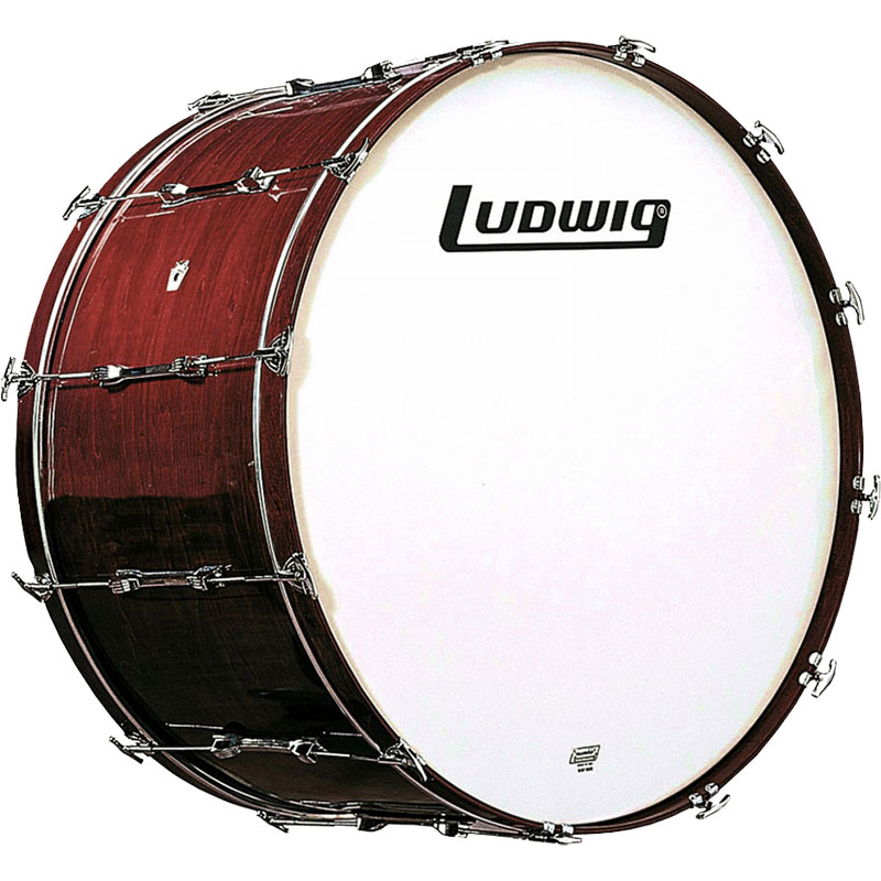 [LECB32XXM] Ludwig 16" x 32" Concert Bass Drum in Mahogany Stain