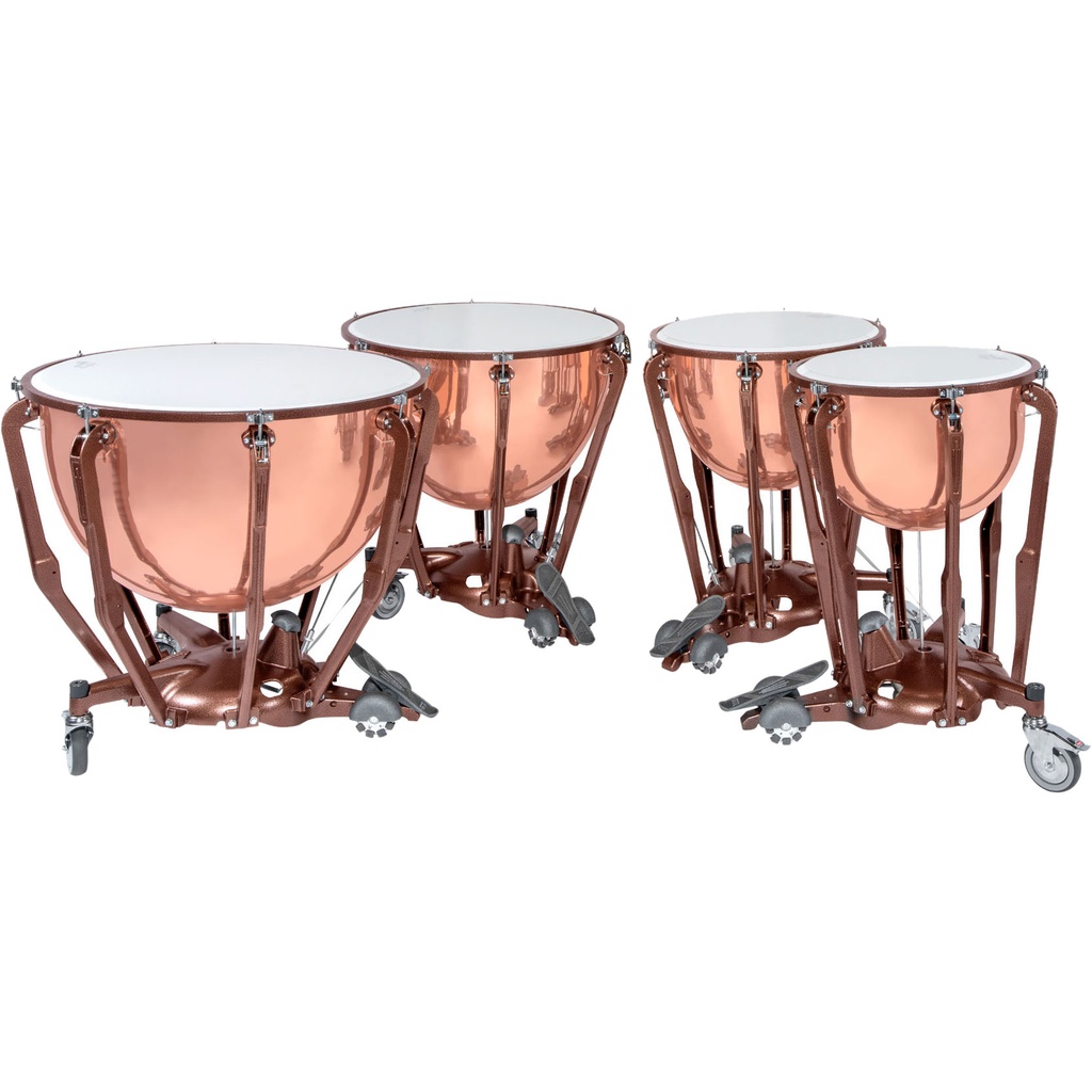 [LTS404PG] Ludwig 23/26/29/32" Standard Polished Copper Timpani Set w/ Gauges
