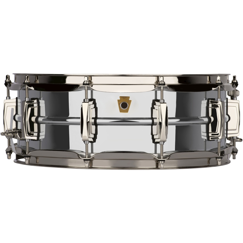 [LB400BN] Ludwig 5" x 14" Chromed Brass "Super Ludwig" Snare Drum w/ Nickel
