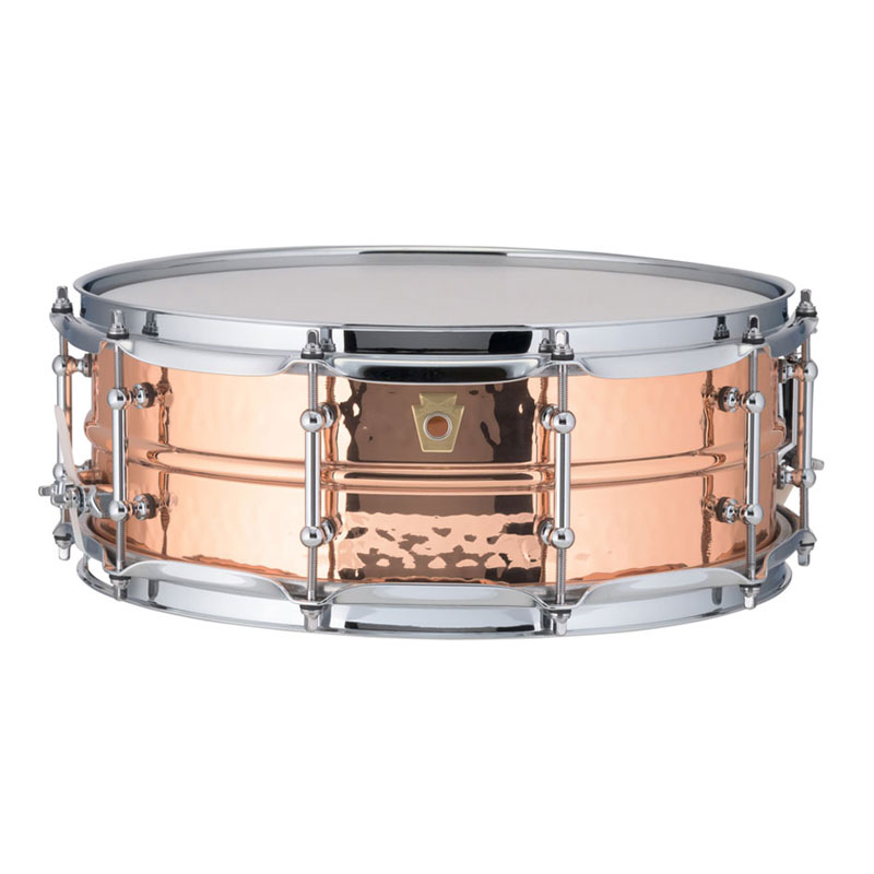 [LC660K] Ludwig 5" x 14" Hammered Copper Phonic Snare Drum w/ Imperial Lugs