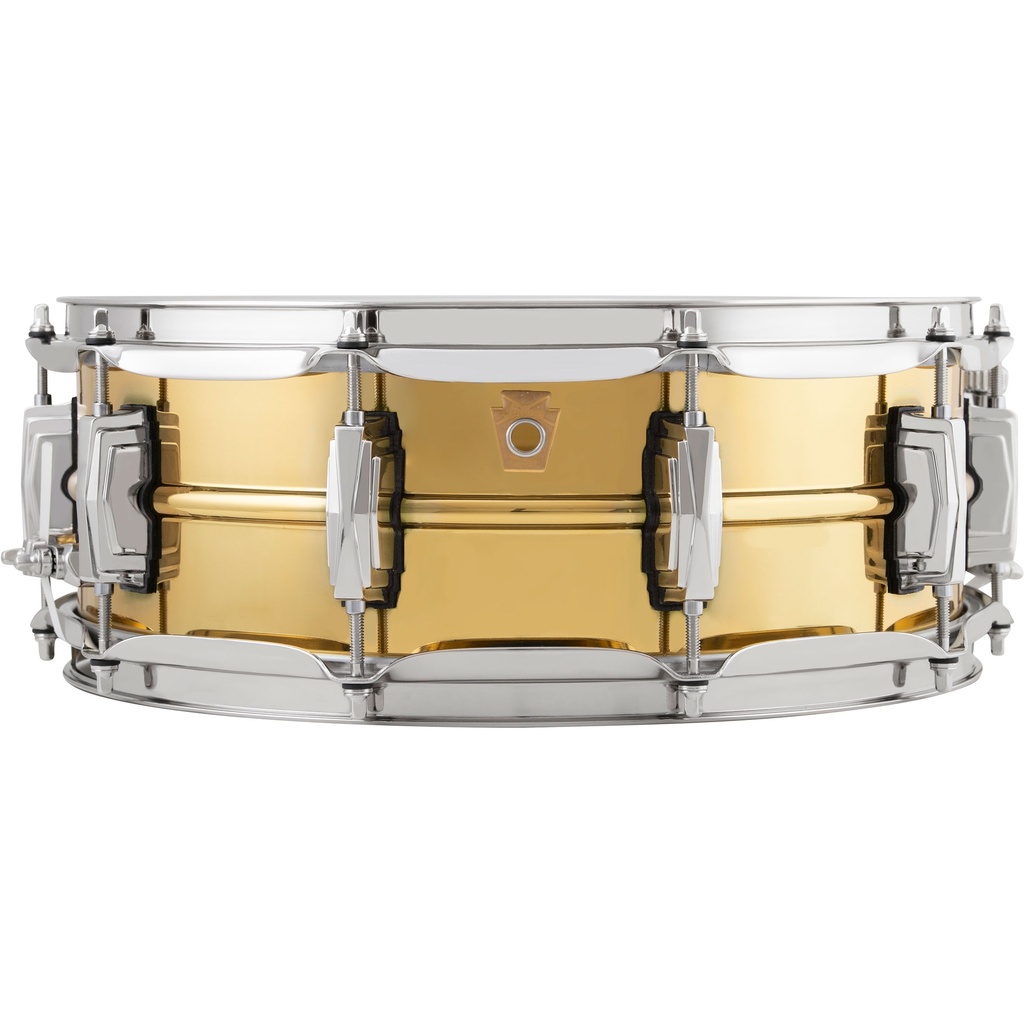 [LB401] Ludwig 5" x 14" Polished "Super Brass" Snare Drum w/ Nickel