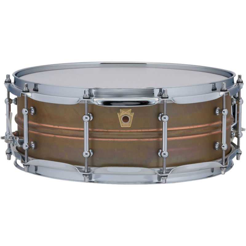 [LC661T] Ludwig 5" x 14" Raw Copper Phonic Snare Drum with Tube Lugs