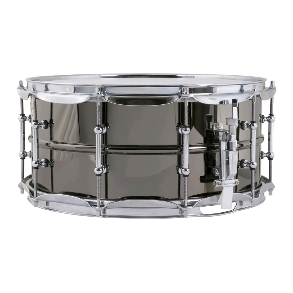 [LB417T] Ludwig 6.5" x 14" Black Beauty Snare Drum with Tube Lugs