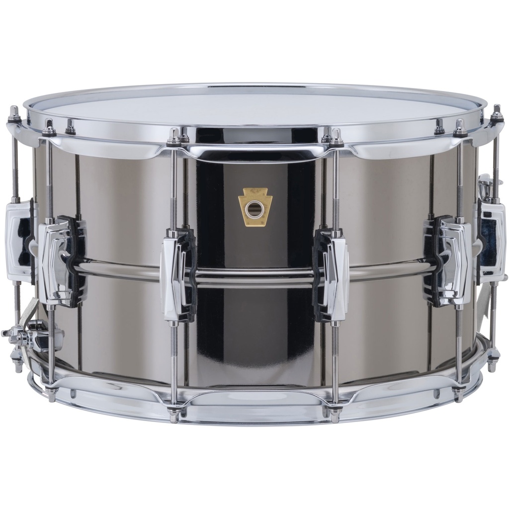 [LB408] Ludwig 8" x 14" Black Beauty Snare Drum with Imperial Lugs