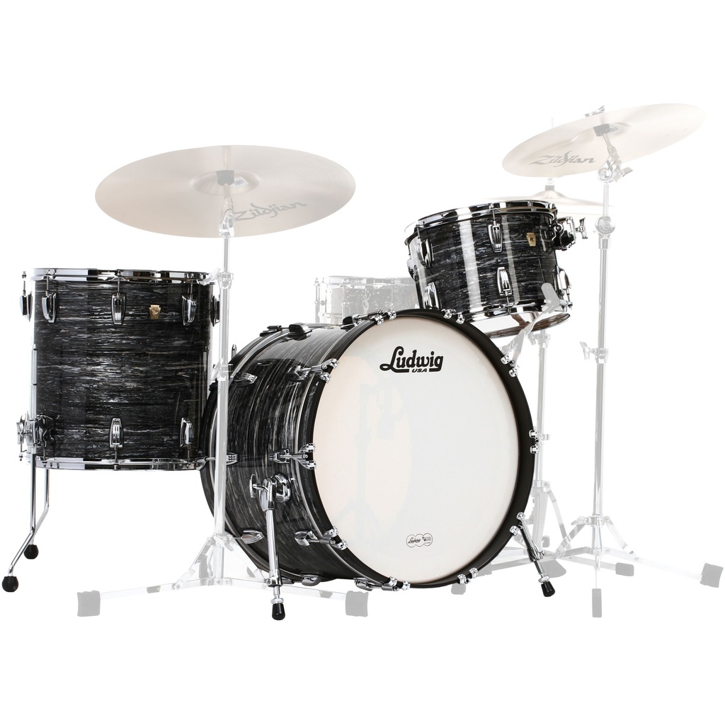 Ludwig Classic Maple 3-Piece Pro Beat Shell Pack (24B-13-16F)