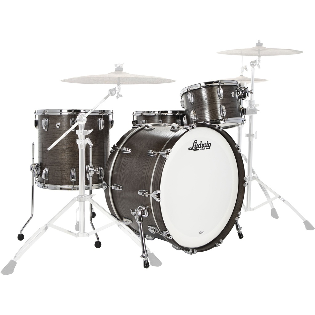 [L7344AX] Ludwig Classic Oak 3-Piece Pro Beat Drum Set (24B-13-16F)