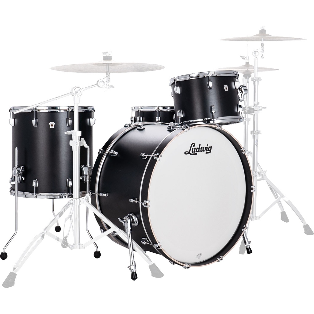Ludwig Neusonic 3-Piece Pro Beat Drum Set (24B-13-16F)