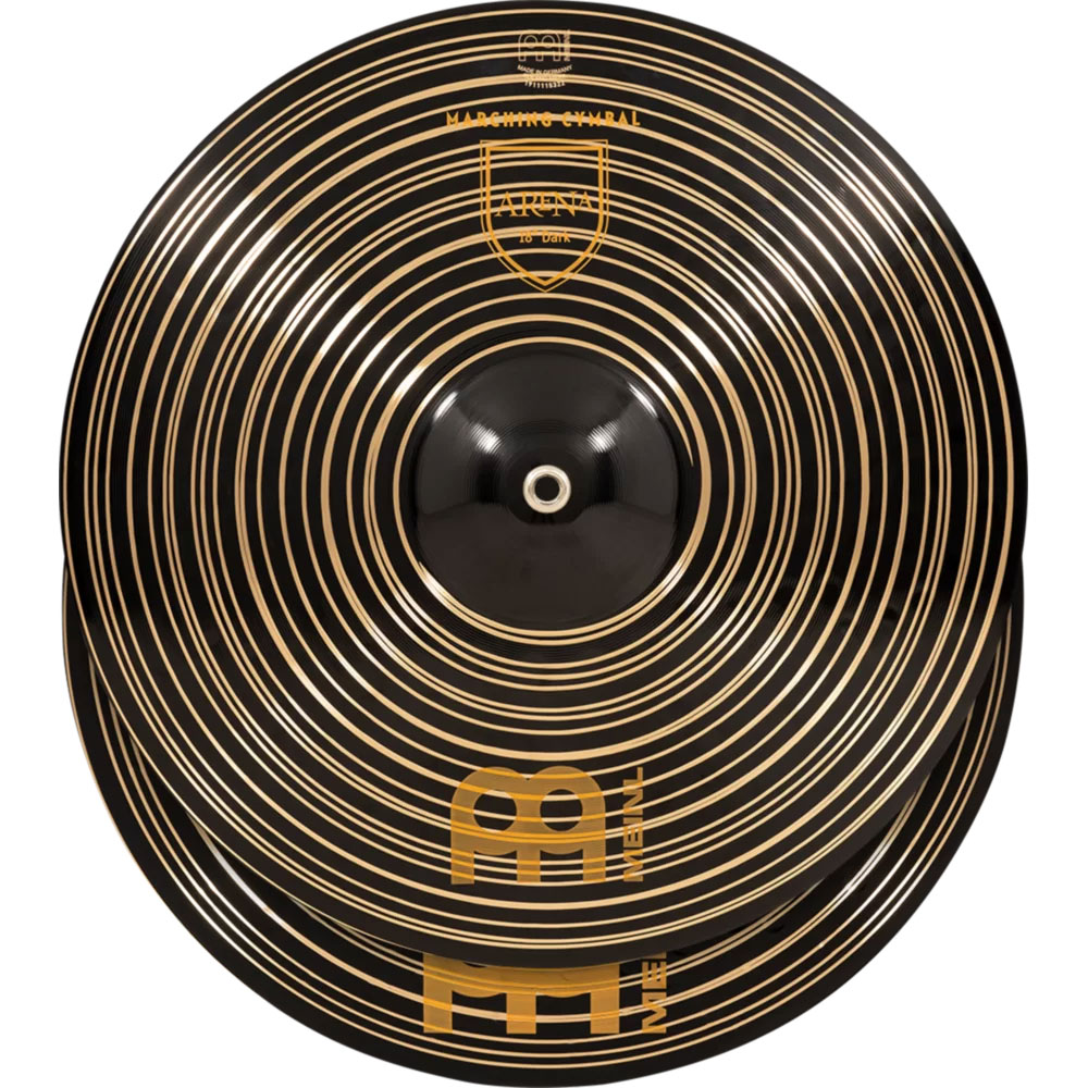Meinl 18" Arena Dark Marching Crash Cymbal Pair