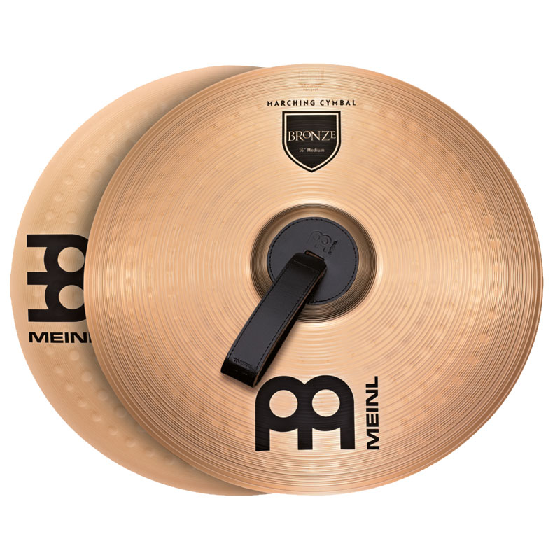 Meinl 18" Student Range Bronze Marching Crash Cymbal Pair