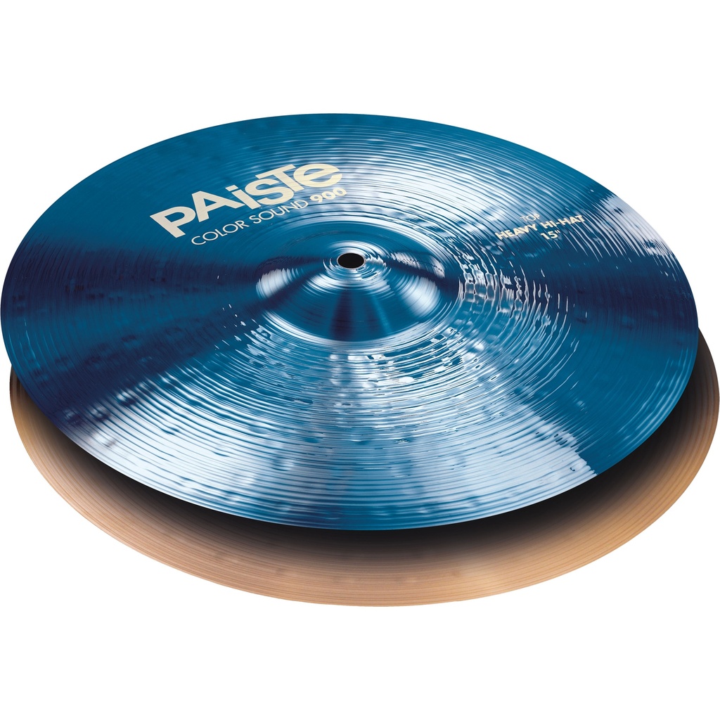 Paiste 15" Color Sound 900 Blue Heavy Hi Hat Cymbals