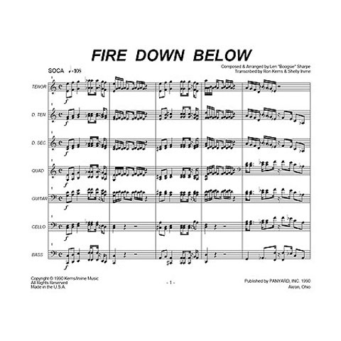 [7038] Panyard Panyard 7038 - Fire Down Below by Len "Boogsie" Sharpe