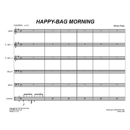 [7047] Panyard Panyard 7047 - Happy-Bag Morning by Teralyn Trace