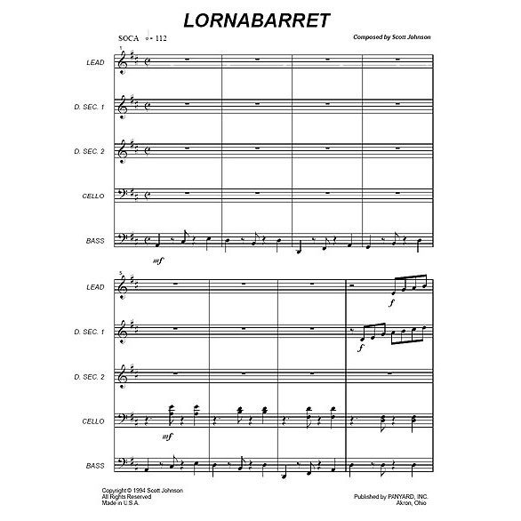 [7058] Panyard Panyard 7058 - Lornabarret by Scott Johnson