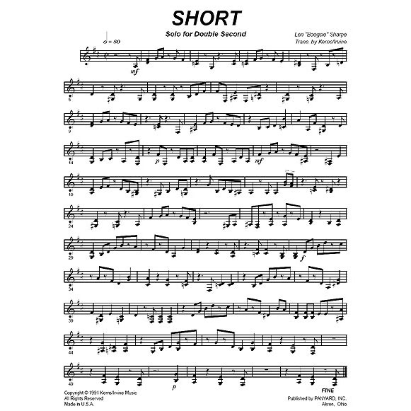 [7105] Panyard Panyard 7105 - Short and Sweet by Len "Boogsie" Sharpe