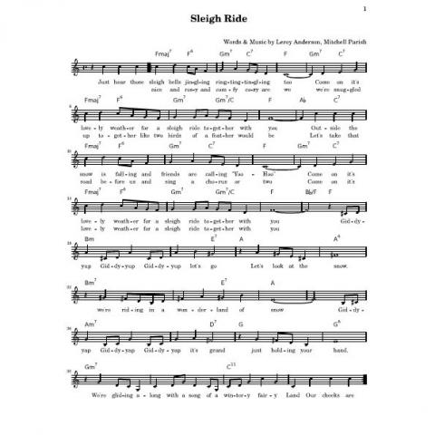 [7108] Panyard Panyard 7108 - Sleigh Ride by Leroy Anderson