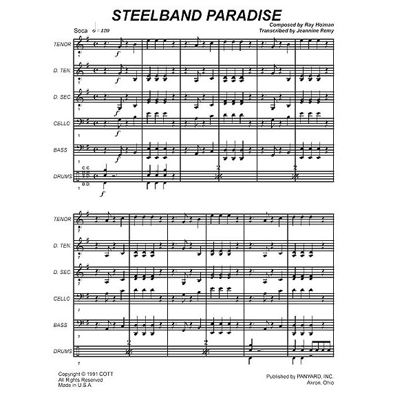 [7126] Panyard Panyard 7126 - Steelband Paradise by Ray Holman