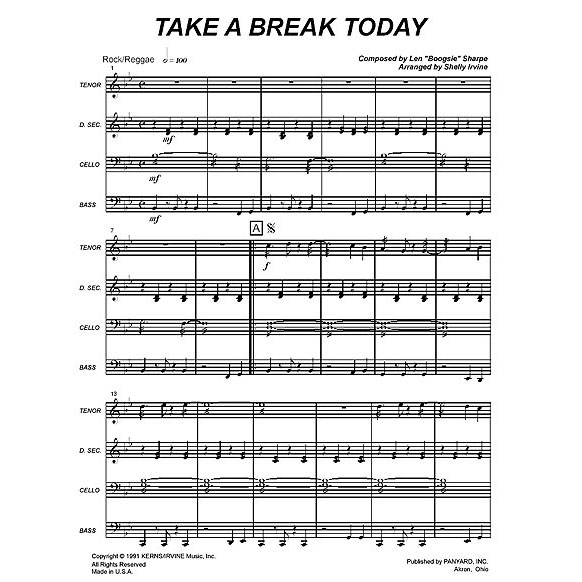 [7131] Panyard Panyard 7131 - Take a Break Today by Len "Boogsie" Sharpe