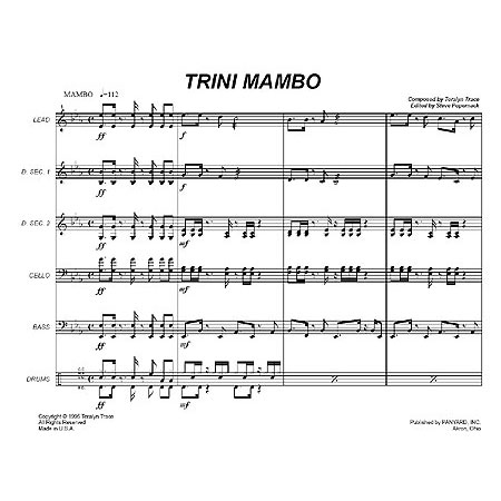 [7138] Panyard Panyard 7138 - Trini Mambo Comp. by Teralyn Trace