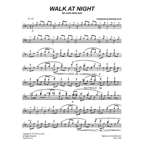 [7143] Panyard Panyard 7143 - Walk at Night by Zachary Scott