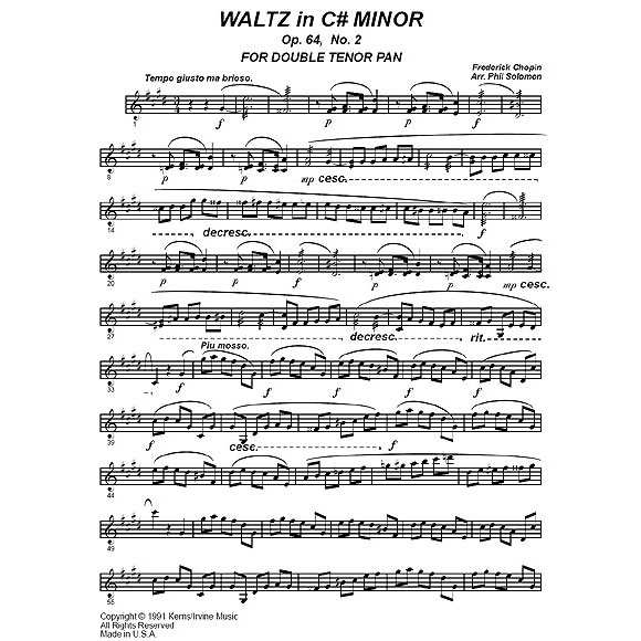 [7144] Panyard Panyard 7144 - Waltz in C# Minor Op. 64. No. 2 by Chopin