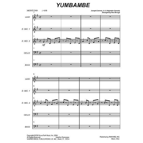 [7149] Panyard Panyard 7149 - Yumbambe by Ron Brough