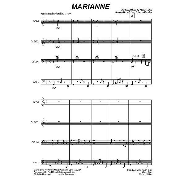 [7156] Panyard Panyard 7156 - Marianne by William Eaton