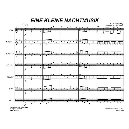 [7159] Panyard Panyard 7159 - Eine Kleine Nachtmusik by W. A. Mozart