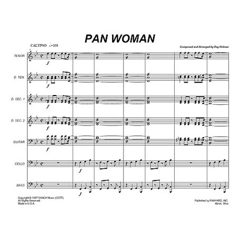 [7170] Panyard Panyard 7170 - Pan Woman by Ray Holman